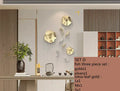 DecorBites™ Carp Fish Lotus Leaf Gold Wall Pendant Chinese Bionics Home Decor