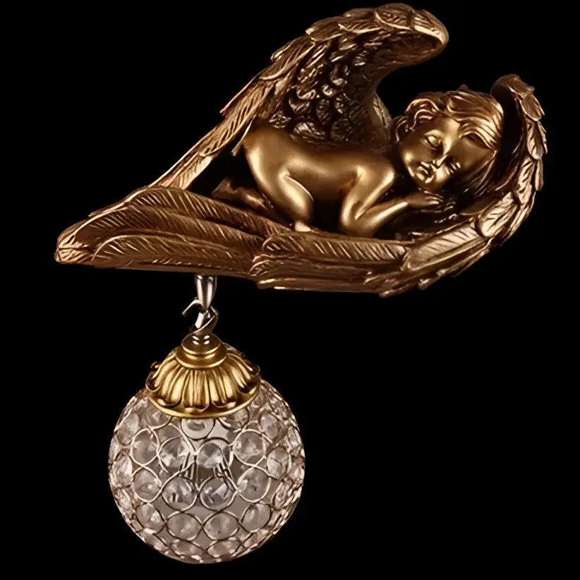 DecorBites™ Little Angel Wall Lamp: Creative Bedroom Decor for Living Room & Children's Spaces