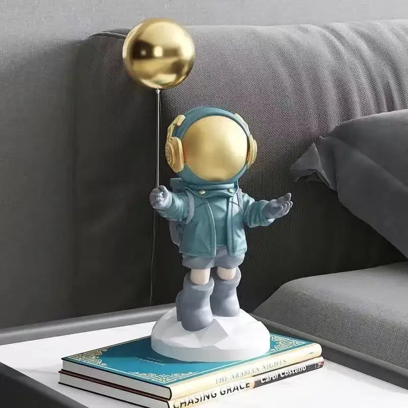 DecorBites™ Balloon Astronaut Resin Home Decor Crafts Figurines Statue Sculpture Bookcase Decor