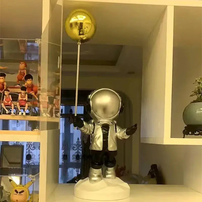 DecorBites™ Balloon Astronaut Resin Home Decor Crafts Figurines Statue Sculpture Bookcase Decor