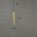 DecorBites™ Bamboo Tube Pendant Lights for Tea Room Restaurant Kitchen Dining, Wire Adjustable