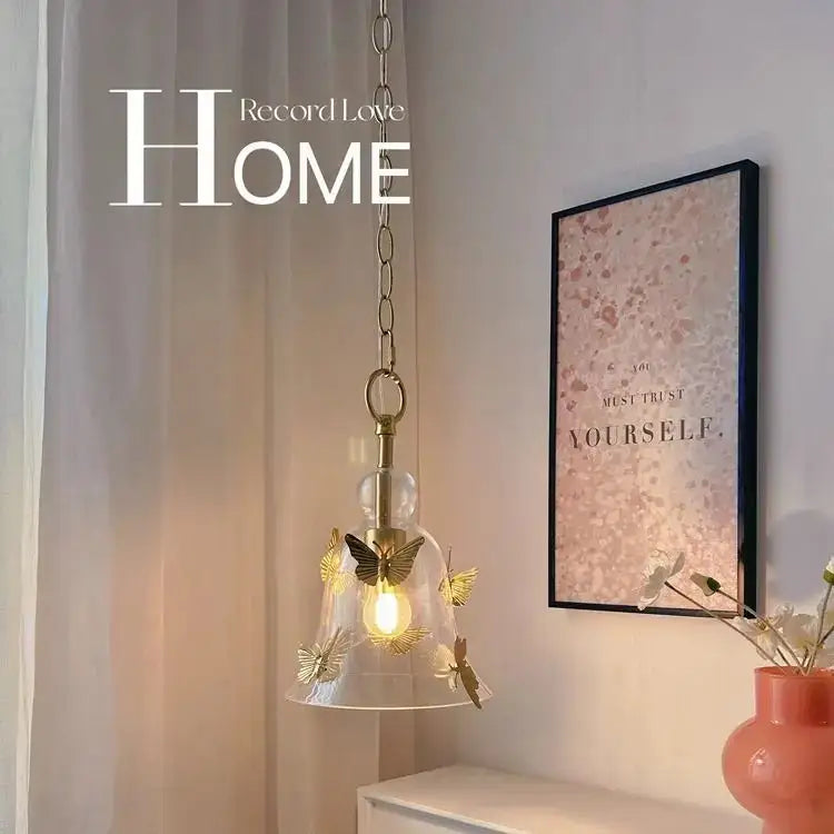 DecorBites™ Bedhead Glass Pendant Lamp for Dining Room Table Bar Counter Bedroom