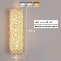 DecorBites™ Crystal Beads Wall Lamp LED Light Fixture for Home Decor & Living Room