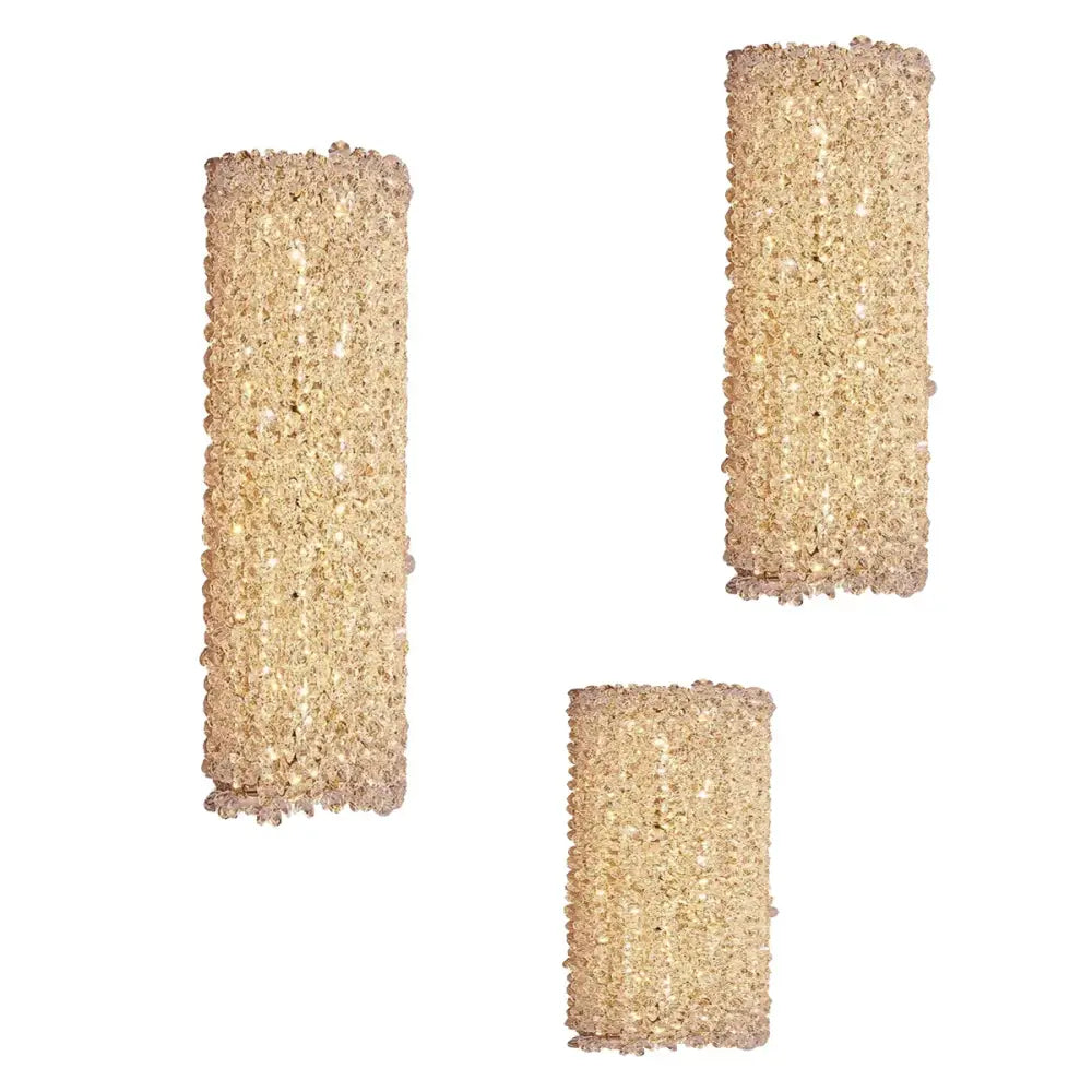 DecorBites™ Crystal Beads Wall Lamp LED Light Fixture for Home Decor & Living Room