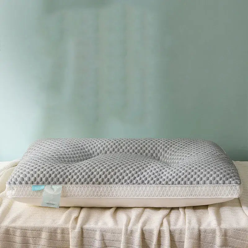 Gray ice rayon cooling pillow bedroom cervical neck support