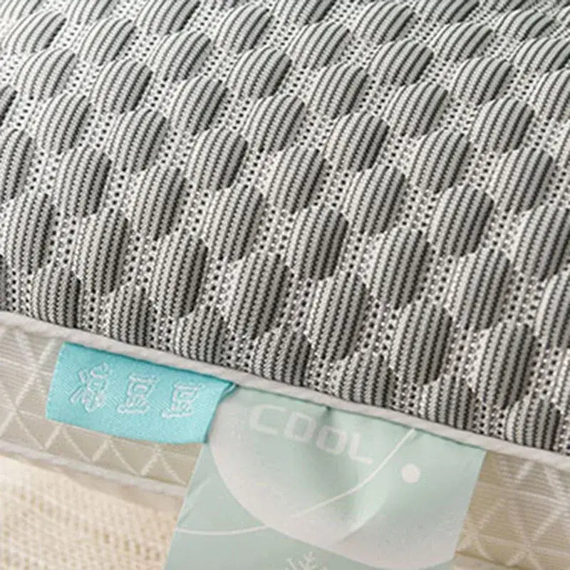 Gray ice rayon cooling pillow bedroom cervical neck support