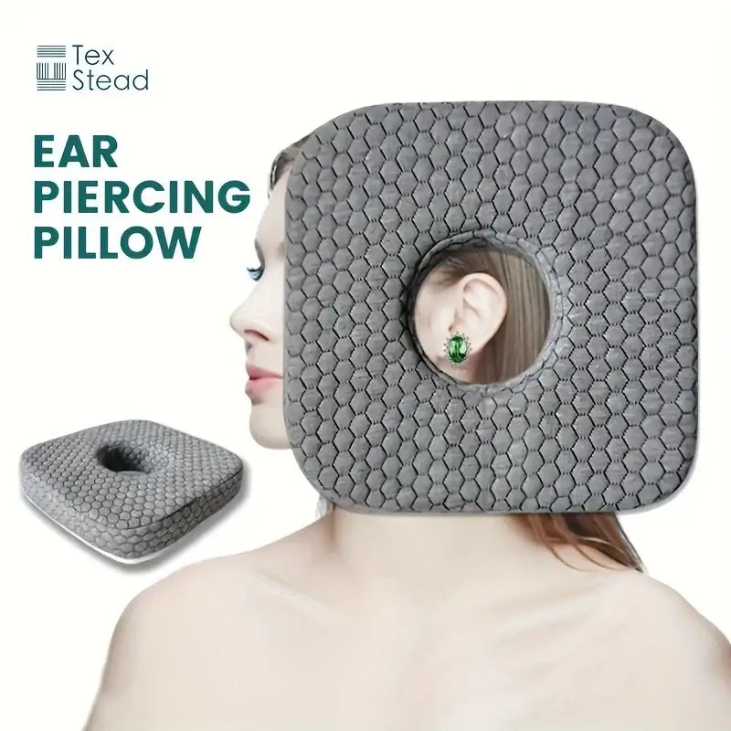 DecorBites™ Comfort Ear Guard Pillow for Side Sleepers with Ear Hole, CNH Relief and Inflammation