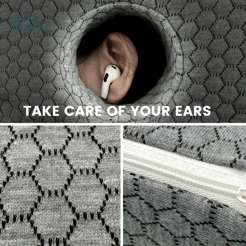 DecorBites™ Comfort Ear Guard Pillow for Side Sleepers with Ear Hole, CNH Relief and Inflammation