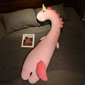 Green and yellow dinosaur cartoon animal body pillow bedroom decor
