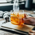 DecorBites™ Glass Coffee Cup Set of 2