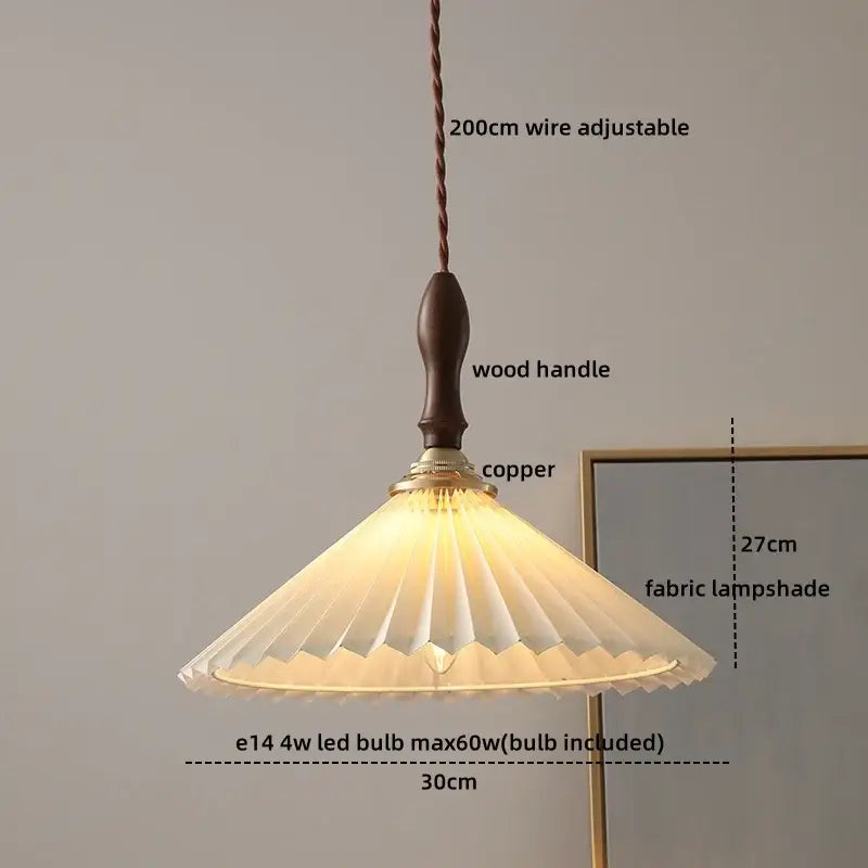 Hammered gray glass led pendant lamps for living room lighting