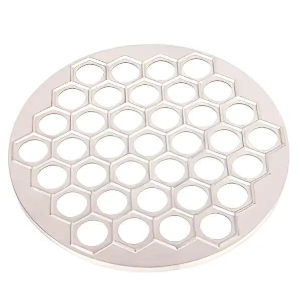Hexagonal black non stick aluminum dumpling maker mold kitchen tool