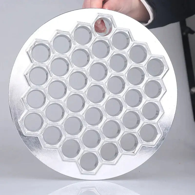 Hexagonal black non stick aluminum dumpling maker mold kitchen tool