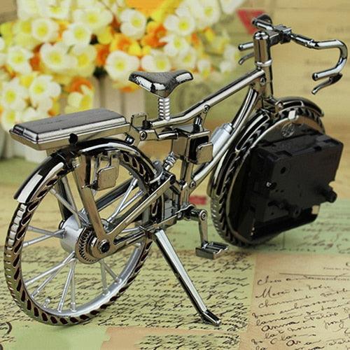 Home Garden New Vintage Arabic Numeral Bicycle Shape Numeral Bicycle Shape Creative Table Alarm Clock Home Decor Room Desktop Decoration Crafts Creative Table Alarm Clock Home Room Desktop Decoration Crafts