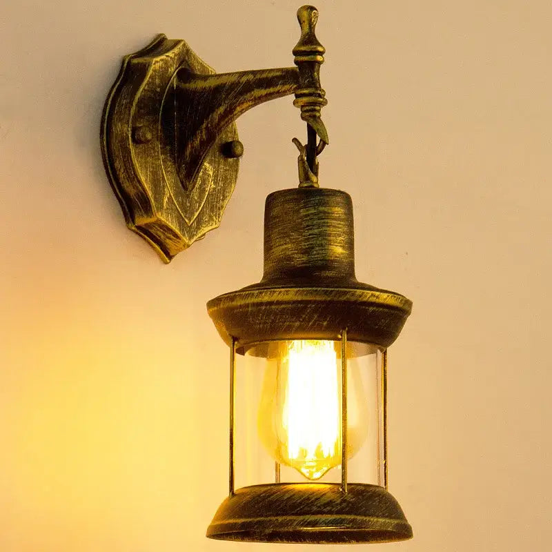 DecorBites™ Industrial Glass Wall Lamp for Bar Cafe Bedroom Home Design
