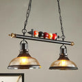Industrial black island pendant light kit – kitchen billiard light