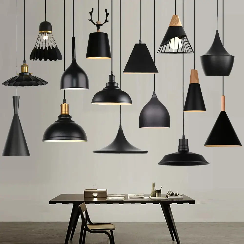 DecorBites™ Industrial Aluminium Pendant Lights Chandelier for Home Living Room Kitchen Bedroom