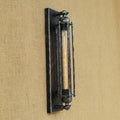 Industrial black rustic edison wall light kitchen metal sconce