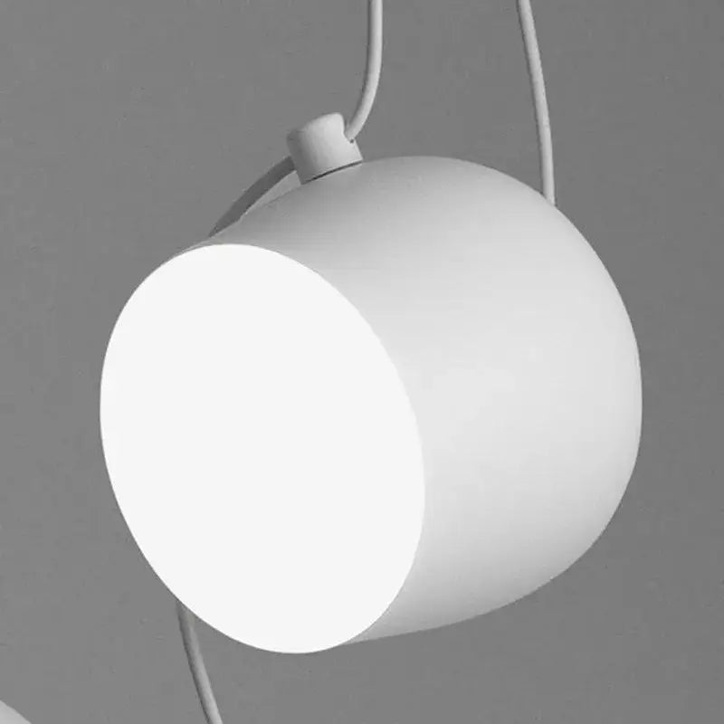 DecorBites™ Industrial Black White Chandelier LED Lighting for Restaurant Bar Office