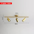 Industrial brushed brass 3 light ceiling light for living room