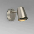Industrial brushed nickel led wall sconce bedroom spotlight