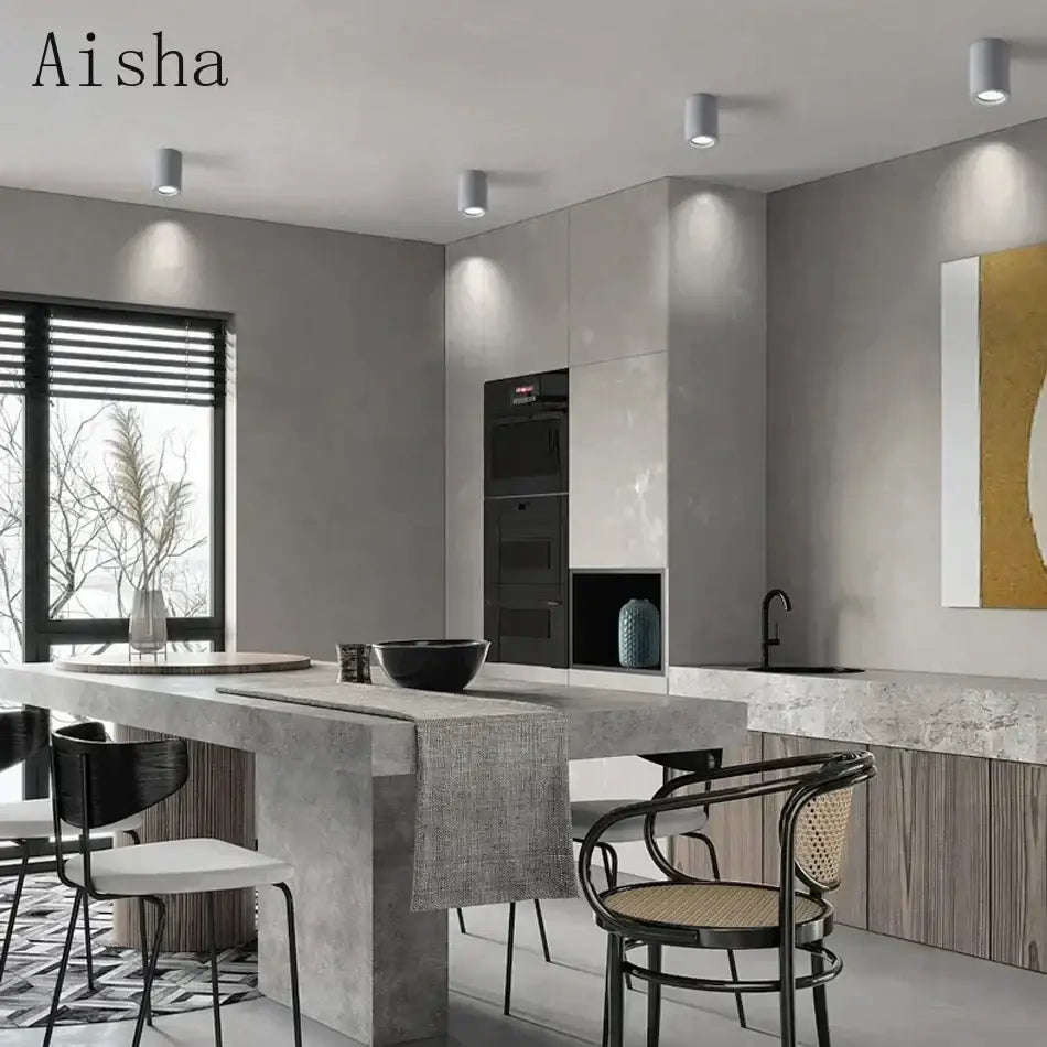 DecorBites™ Industrial LED Ceiling Light for Living Room, Kitchen, and Aisle