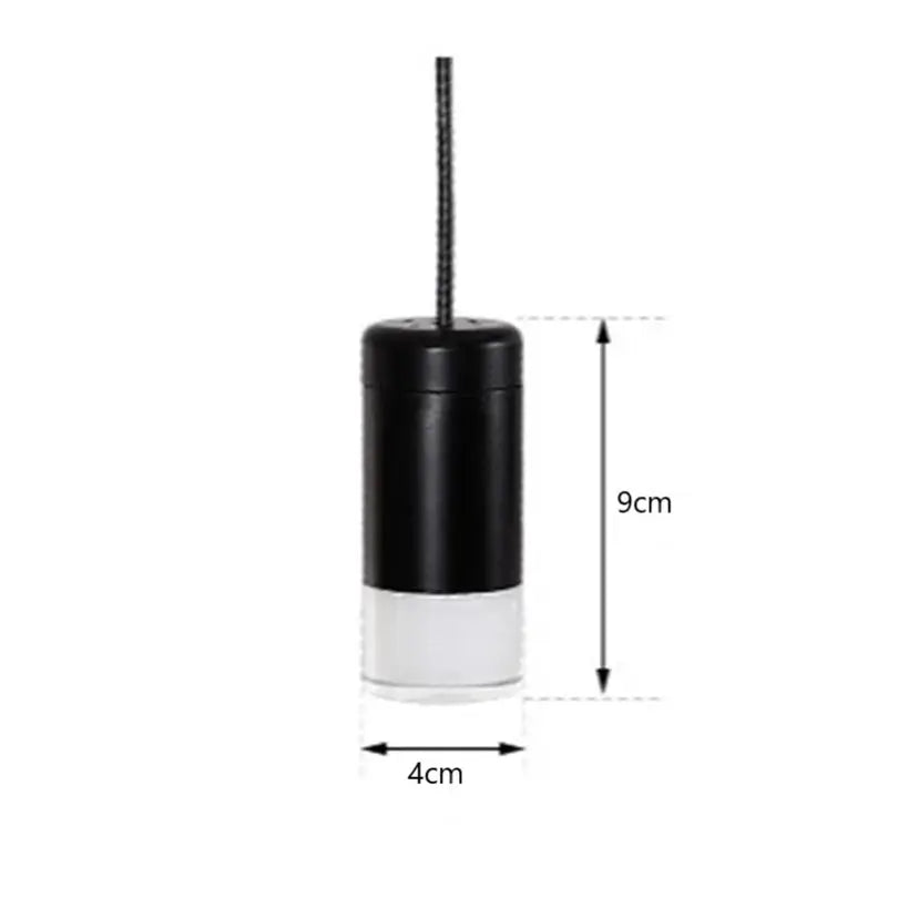 DecorBites™ Industrial Iron Art LED Pendant Light - Black Minimalist Wall Lamp
