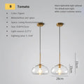 DecorBites™ Industrial Loft Glass Pendant Light for Kitchen Restaurant Decor