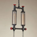 DecorBites™ Industrial Style Tubular Metal Island Pendant Light - Black - Set of 2/3 - Perfect for Restaurants