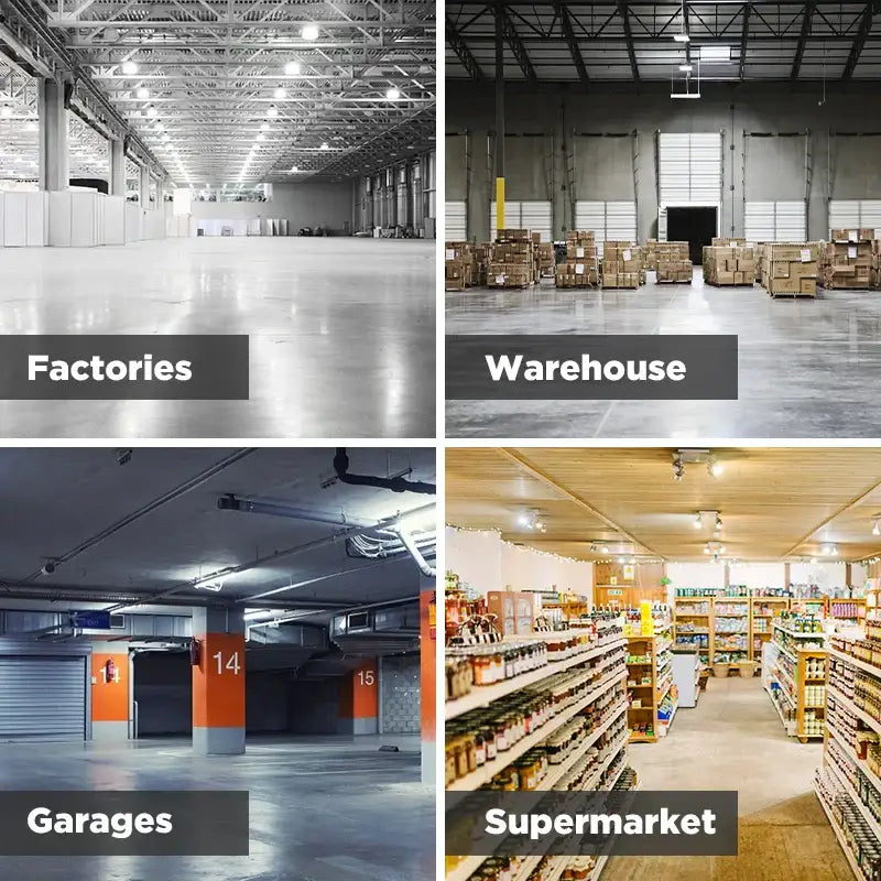 Industrial white e27 led bulb high power garage light