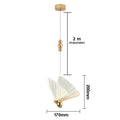Iridescent gold butterfly pendant lights for living room dining room