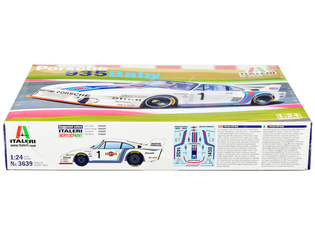 Skill 3 Model Kit Porsche 935 Baby 1/24 Scale Model by Italeri