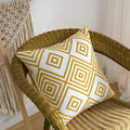 DecorBites™ Cotton Linen Embroidery Japanese Style Pillowcase 45x45cm