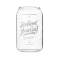 DecorBites™ 574ML Large Can Shape Beer Glass Cup, Durable Borosilicate Glass Drinkware