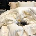 DecorBites™ 1200TC Luxury Embroidery Bedding Set with Wide Edge & Lyocell Cotton Brushed Fabric