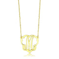 LO4688 - Flash Gold Brass Necklace with No Stone