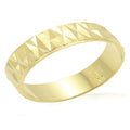 LO981 - Gold Brass Ring with No Stone