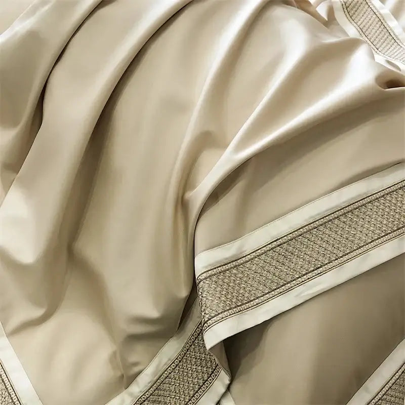 DecorBites™ 1000TC Luxury Embroidery Bedding Set - Full/Queen/King 4Pcs