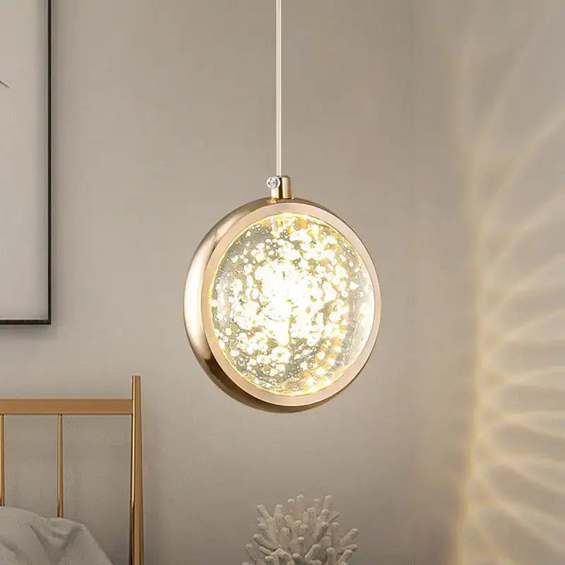 DecorBites™ Crystal Ball Chandelier - Luxury Pendant Light for Bedroom and Living Room