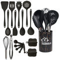 DecorBites™ 18Pcs Silicone Kitchen Utensils Turner Spatula Measuring Spoon Cooking Tool Set