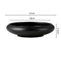 Matte black ceramic vase sword mountain set living room decor