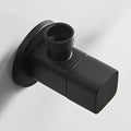 Matte black hexagonal filling valve faucet for kitchen and bathroom