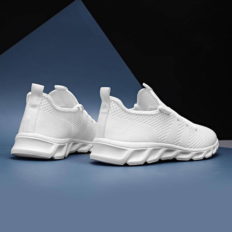 Mens Black Sneakers Casual Summer High Quality Mesh Sneakers Lightweight Breathable Mesh Sneakers Fashion Tennis Breathable Walking Gym Work Sneakers