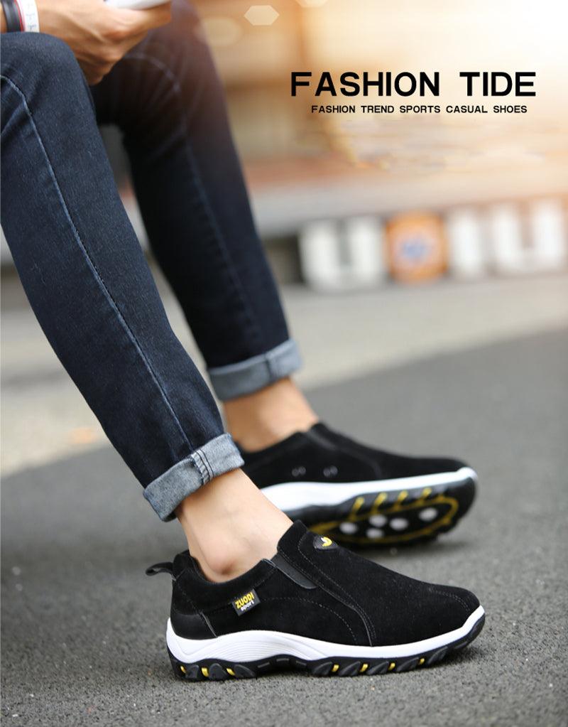 Mens Casual Shoes Breathable Outdoor Lightweight Walking Shoes Autumn Spring Men Loafers Slip On Shoes Climbing Shoes Sneakers Lightweight Breathable Walking Running Shoes
