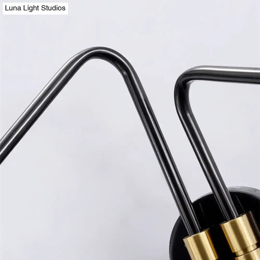 DecorBites™ Mid Century Modern Opal Glass Wall Sconce with Brass Finish - 1/2 Lights Global Wall Mount