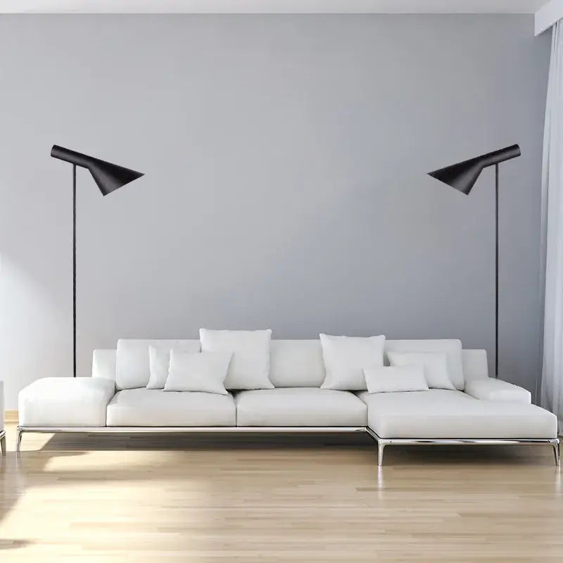 Minimalist black decorbites adjustable led floor lamp for living room