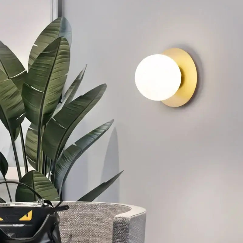 DecorBites™ LED Wall Lamp with G9 9W Bulb - Gold/Black Wall Sconce for Bedroom, Living Room