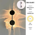 Minimalist black led wall sconce living room ambient light