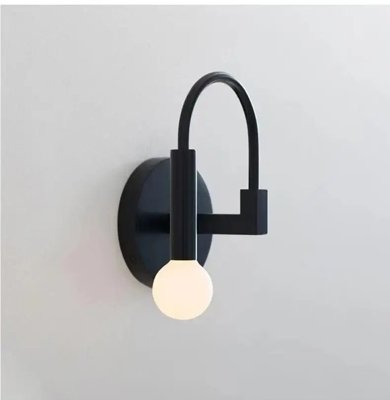 DecorBites™ Black Modern Wall Lamp for Bedroom Bathroom Living Room Hallway