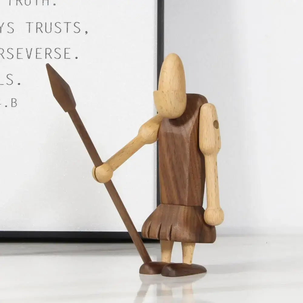 DecorBites™ Black Walnut Wood Carving Figurines Nordic Style Room Decor Crafts & Gifts
